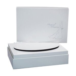 Premium acid-free storage box for wedding dress preservation, protecting gowns from damage. | wedding dress box for storage