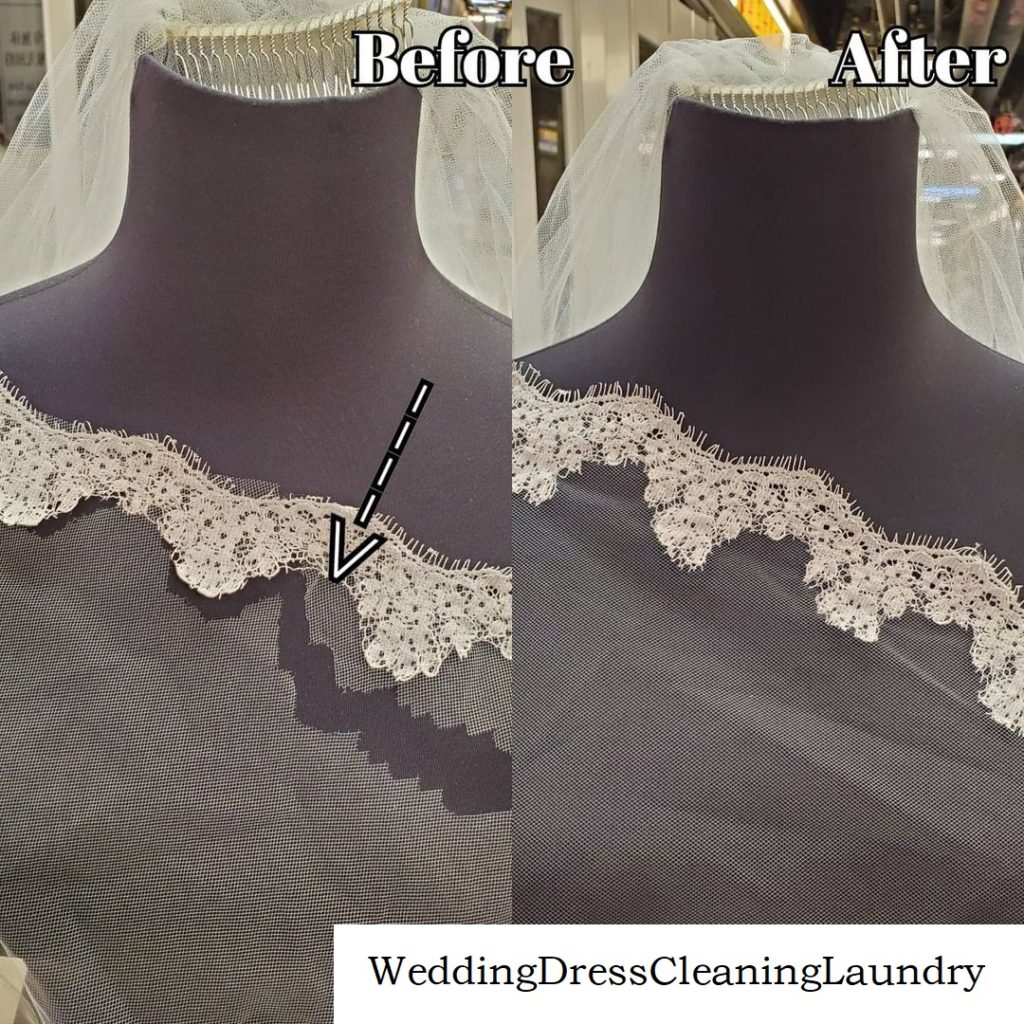 How to clean Bridal Veil