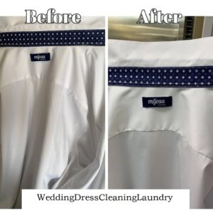groom shirt cleaning