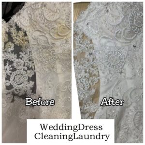 spot clean 21 wedding dress stain