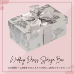 A high-quality wedding dress box available for local storage solutions. Wedding Shoe Box