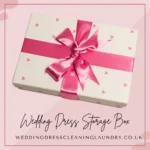 A premium bridal dress box available for local pickup, ideal for nearby brides.