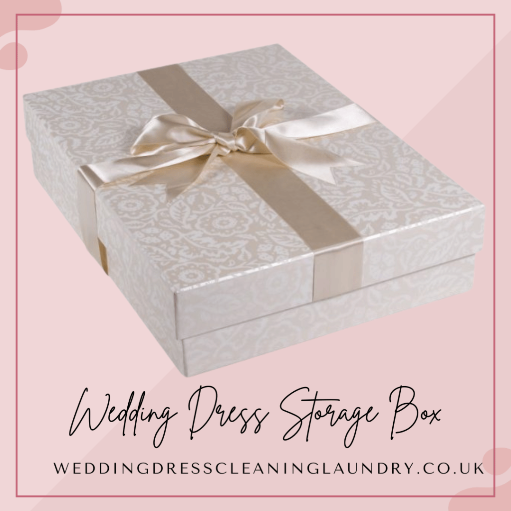 A premium bridal dress box for local preservation, ideal for nearby brides.