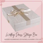 A premium bridal dress box for local preservation, ideal for nearby brides.