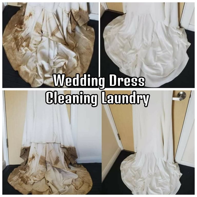 wedding dress dry cleaning near me