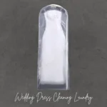 Transparent organza wedding dress storage bag