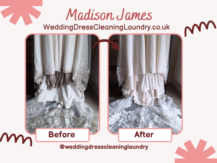 spot cleaning | wedding dress stain remove