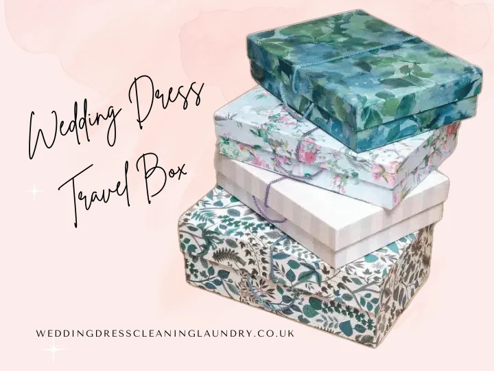 A durable wedding gown travel box designed for secure flight transport.